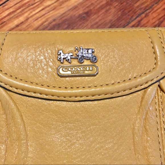 Coach Bags Coach Yellow Wallet Poshmark